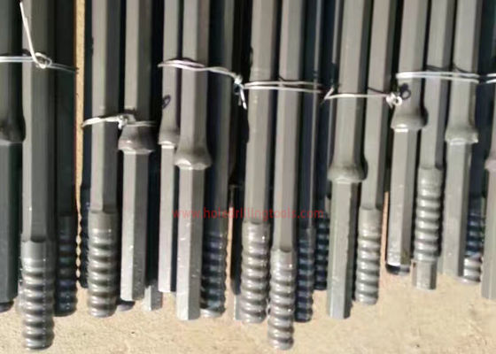 Cina T51 Coupling Threaded Bor Rod Thread Rock Alat Pengeboran 225mm Panjang pemasok