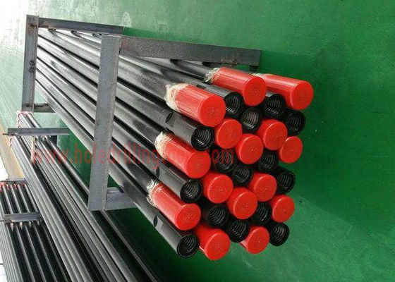 Cina Black MF Threaded Drill Rod Penambangan Lubang Ledakan Batang Untuk Hanyut / Tunneling pemasok